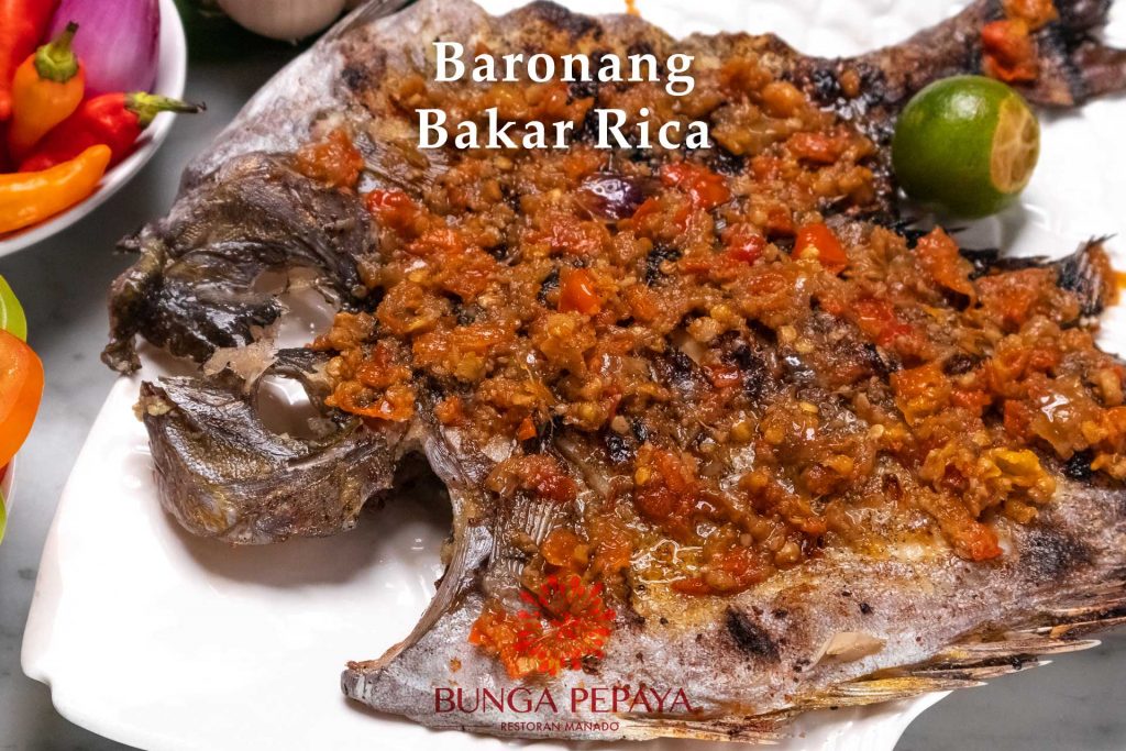 04 Ikan Baronang Bakar Rica Bunga Pepaya